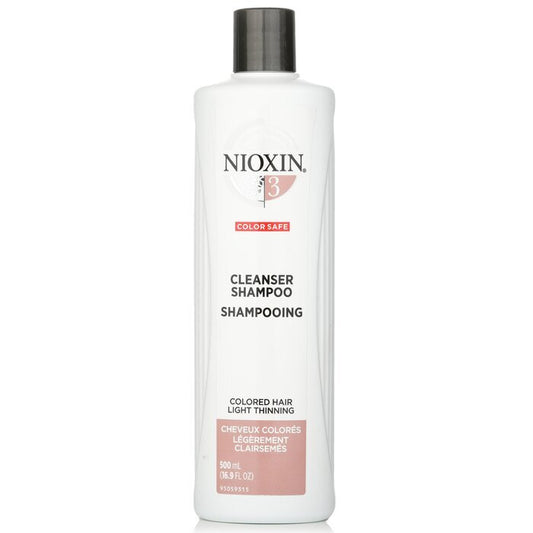 Nioxin Derma Purifying System 3 Cleanser Shampoo (Colored Hair, Light Thinning, Color Safe) 500ml