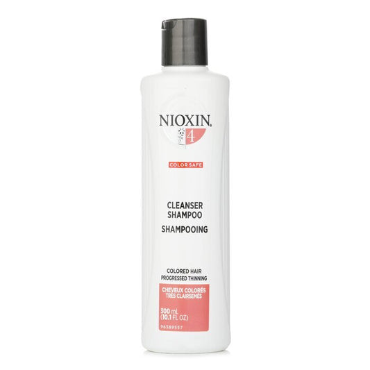 Nioxin Derma Purifying System 4 Cleanser Shampoo (Colored Hair, Progressed Thinning, Color Safe) 300ml