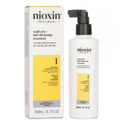 Nioxin Diameter System 1 Scalp & Hair Treatment (Natural Hair, Light Thinning) (Random Packaging) 200ml