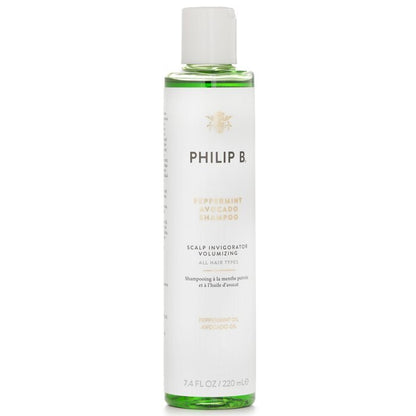 Philip B Peppermint Avocado Shampoo (Scalp Invigorator Volumizing - All Hair Types) 220ml