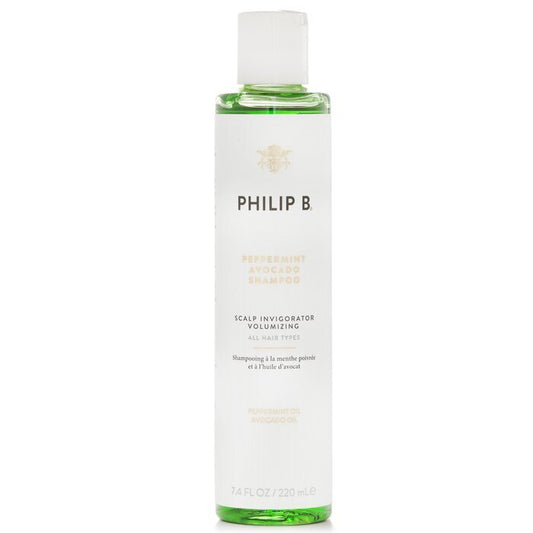 Philip B Peppermint Avocado Shampoo (Scalp Invigorator Volumizing - All Hair Types) 220ml
