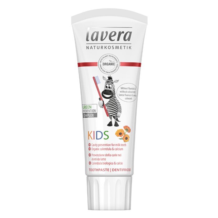 Lavera Tandpasta voor Kinderen - Met Biologische Calendula &amp; Calcium 75ml