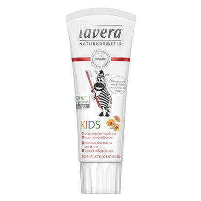 Lavera Tandpasta voor Kinderen - Met Biologische Calendula &amp; Calcium 75ml