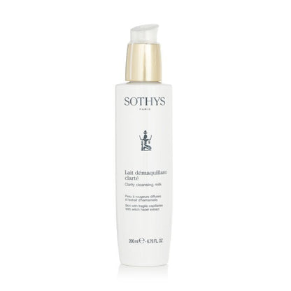 Sothys Clarity Cleansing Milk - For Skin With Fragile Capillaries, With Witch Hazel Extract 200ml