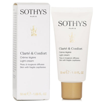 Sothys Clarte & Comfort Light Cream - For Skin With Fragile Capillaries 50ml