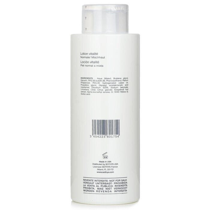 Sothys Vitality Lotion - For Normal to Combination Skin, With Grapefruit Extract  (Salon Size) 500ml