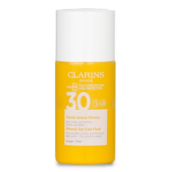 Clarins Mineral Sun Care Fluid For Face SPF 30 – Für empfindliche Bereiche, 30 ml