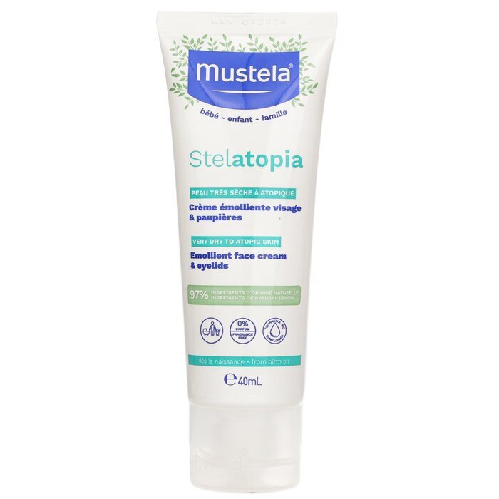 Mustela Stelatopia Verzachtende Crème voor Gezicht (Anti Roodheid Actie) 40ml