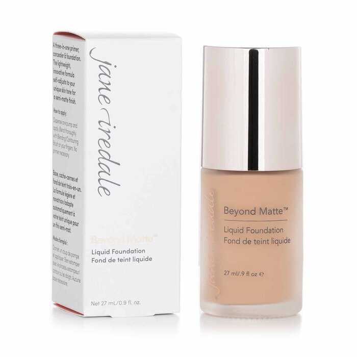 Jane Iredale Beyond Matte Liquid Foundation – M4 (Hell bis Mittel mit neutralen Untertönen) 27 ml