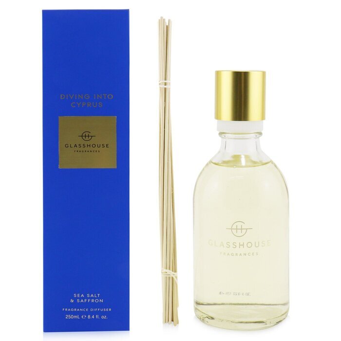 Glasshouse Diffuser - Diving Into Cyprus (Sea Salt & Saffron) 250ml