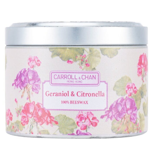 Carroll &amp; Chan 100% bijenwas blikkaars - Geraniol &amp; Citronella (8x6) cm