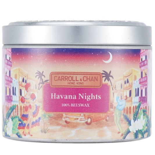 Carroll &amp; Chan 100% bijenwas blikkaars - Havana Nights (8x6) cm