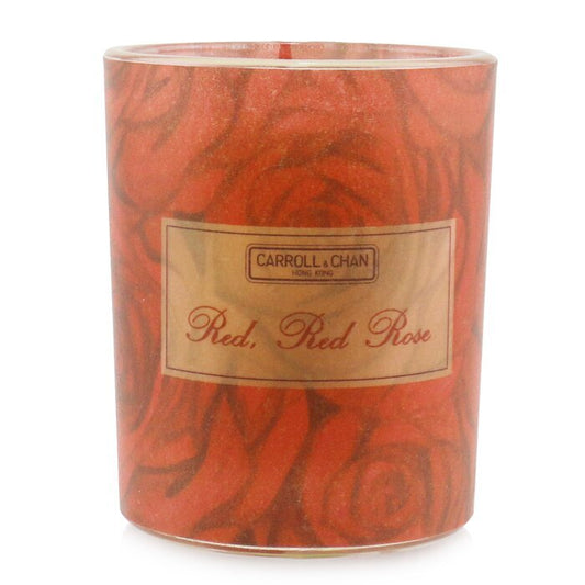 Carroll &amp; Chan Votivkerze, 100 % Bienenwachs, Rote Rose, 65 g