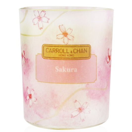Carroll &amp; Chan Votivkerze aus 100 % Bienenwachs – Sakura, 65 g