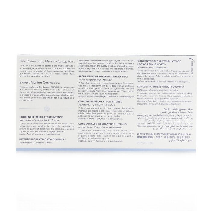 Thalgo Purete Marine Intense Regulerende Concentraat (Voor Gecombineerde tot Vette Huid) 7x1.2ml/0.04oz