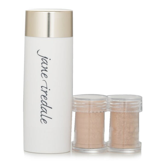 Jane Iredale Powder Me navulbare kwast (1x kwast, 2x navullingen) - Nude 2x2,5g/0,09oz