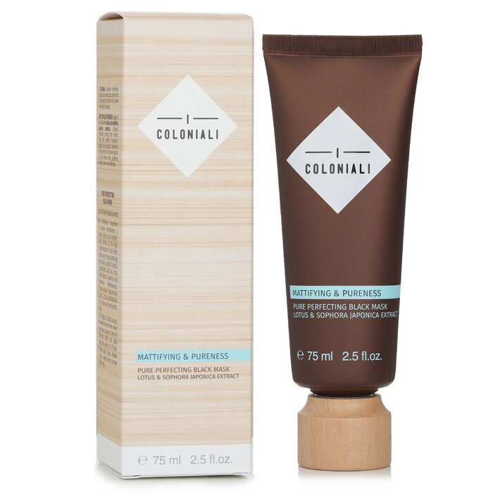 I Coloniali Mattifying &amp; Pureness - Pure Perfecting Black Mask 75ml/2.5oz