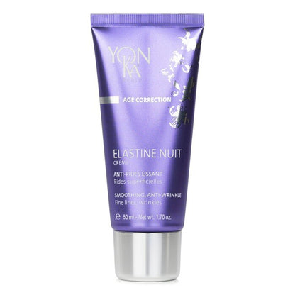 Yonka Age Correction Elastine Nuit Creme With Elastin Peptides - Smoothing, Anti-Wrinkle 50ml