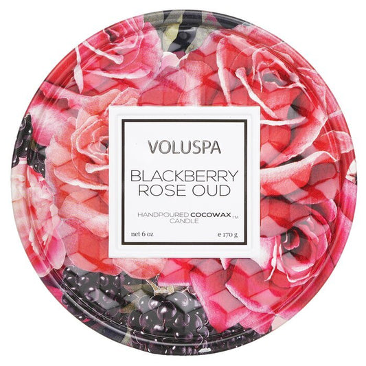 Voluspa 2-Docht-Dose Kerze - Brombeere Rose Oud 170g/6oz