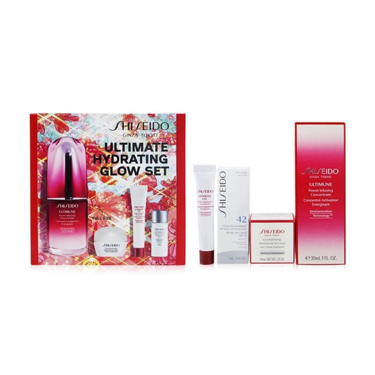 Shiseido Ultimate Hydraterende Glow Set 4 stuks