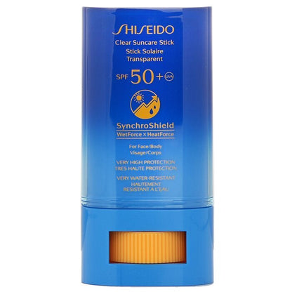 Shiseido Clear Suncare Stick SPF 50+ UVA - For Face/Body (Very High Protection & Very Water-Resistant) 20g