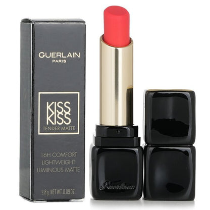 Guerlain Kisskiss Tender Matte Lippenstift – # 520 Sexy Coral 2,8 g/0,09 Unzen