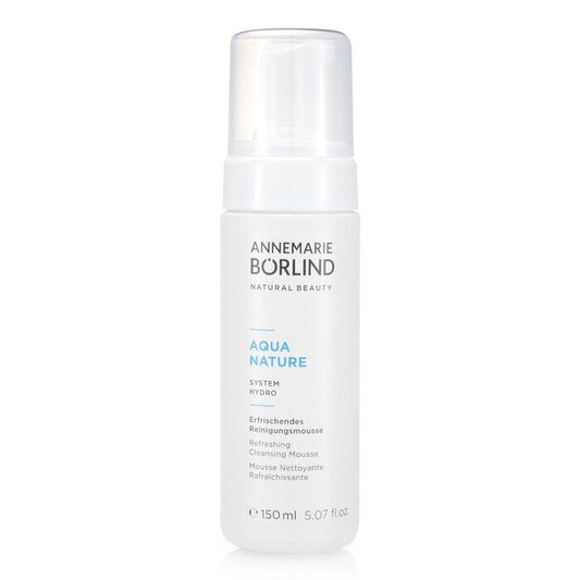 Annemarie Borlind Aquanature System Hydro Refreshing Cleansing Mousse - Voor een gedehydrateerde huid 150 ml/5,07 oz