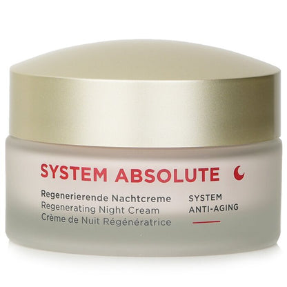 Annemarie Borlind System Absolute System Anti-Aging Regenerating Night Cream - For Mature Skin 50ml