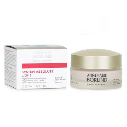 Annemarie Borlind System Absolute System Anti-Aging Regenerating Night Cream Light - For Mature Skin 50ml