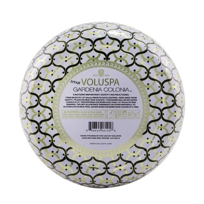 Voluspa 3-Docht-Dekorationskerze in Dose – Gardenia Colonia, 340 g/12 oz