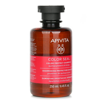 Apivita Color Seal Color Protect Shampoo with Quinoa Proteins & Honey (For Colored Hair) 250ml