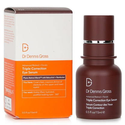 Dr. Dennis Gross – Advanced Retinol + Ferulic Triple Correction Augenserum, 15 ml