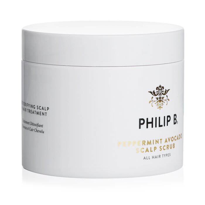 Philip B Peppermint Avocado Scalp Scrub - All Hair Types 236ml