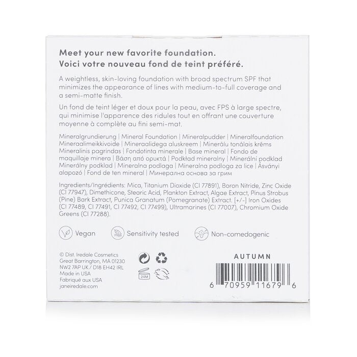 Jane Iredale PurePressed Base Mineral Foundation Refill SPF 20 - Autumn 9.9g