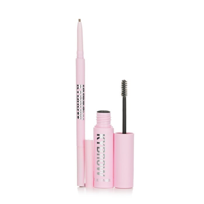 Kylie By Kylie Jenner KyBrow Kit: Augenbrauengel 5 ml + Augenbrauenstift 0,09 g – Nr. 003 Cool Brown, 2-tlg.