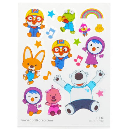 April Korea Pororo Körperaufkleber - PT01 1Stk