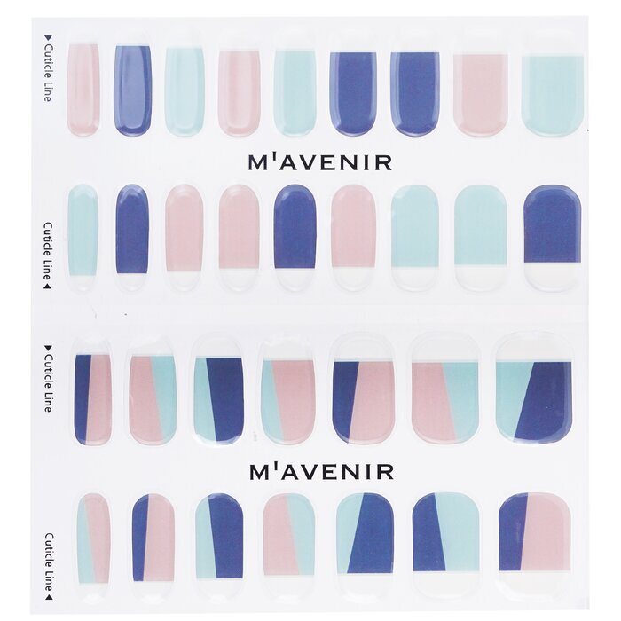 Mavenir Nagelsticker (geassorteerde kleuren) - # French Pastel Nail 32 stuks