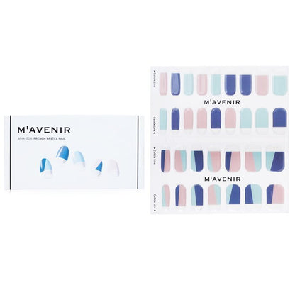 Mavenir Nagelsticker (geassorteerde kleuren) - # French Pastel Nail 32 stuks