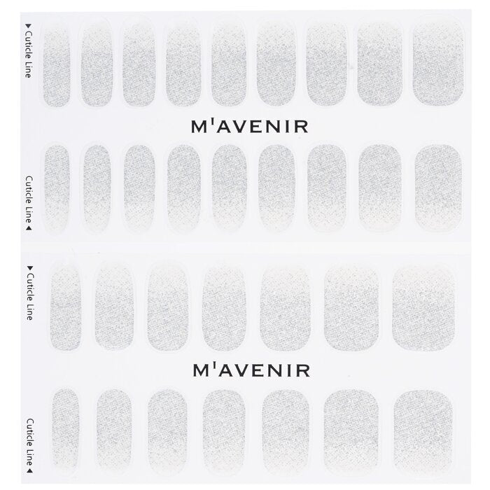Mavenir Nagelsticker (Grijs) - # Fiesta Zilveren Nagel 32 stuks