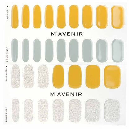 Mavenir Nail Sticker (Geel) - # Brillante Pumpkin Nail 32 stuks