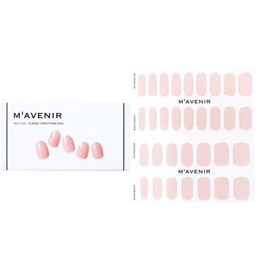 Mavenir Nagelsticker (Roze) - # Classic Syrup Roze Nagel 32 stuks