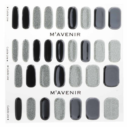 Mavenir Nagelsticker (geassorteerde kleuren) - # Orora met zwarte nagel 32 stuks