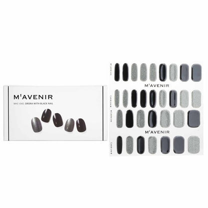 Mavenir Nagelsticker (geassorteerde kleuren) - # Orora met zwarte nagel 32 stuks