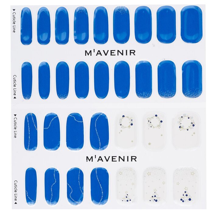 Mavenir Nagelsticker (Blauw) - # Road Of Snow Tree Nagel 32 stuks