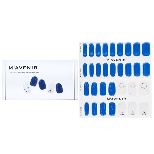 Mavenir Nagelaufkleber (blau) – # Road Of Snow Tree Nail 32 Stück
