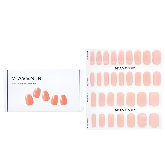 Mavenir Nagelsticker (Oranje) - # Spring Coral Nail 32 stuks