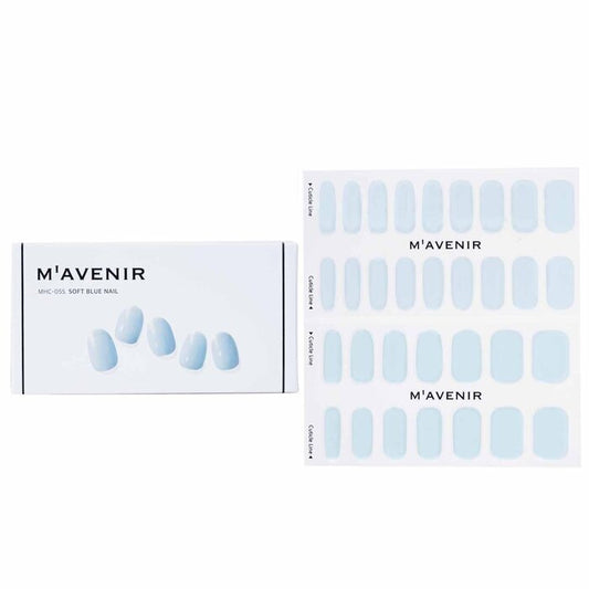 Mavenir Nagelaufkleber (Blau) – # Soft Blue Nail, 32 Stück