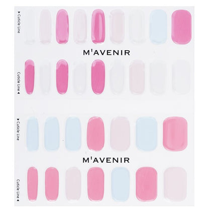 Mavenir Nagelsticker (geassorteerde kleuren) - # Flower Road Nail 32 stuks