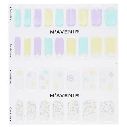 Mavenir Nagelsticker (geassorteerde kleuren) - # Candy Pop Nail 32 stuks