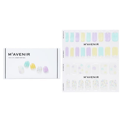Mavenir Nagelsticker (geassorteerde kleuren) - # Candy Pop Nail 32 stuks